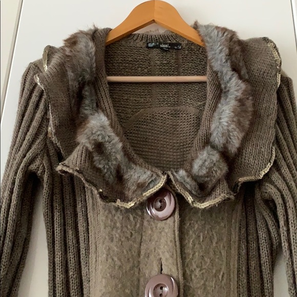 Funky and Flirty Sweater Coat - Picture 3 of 4